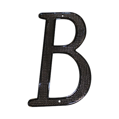 Pamex 4in Zinc Nail On House Letter B Matte Black Finish DD0740BBL